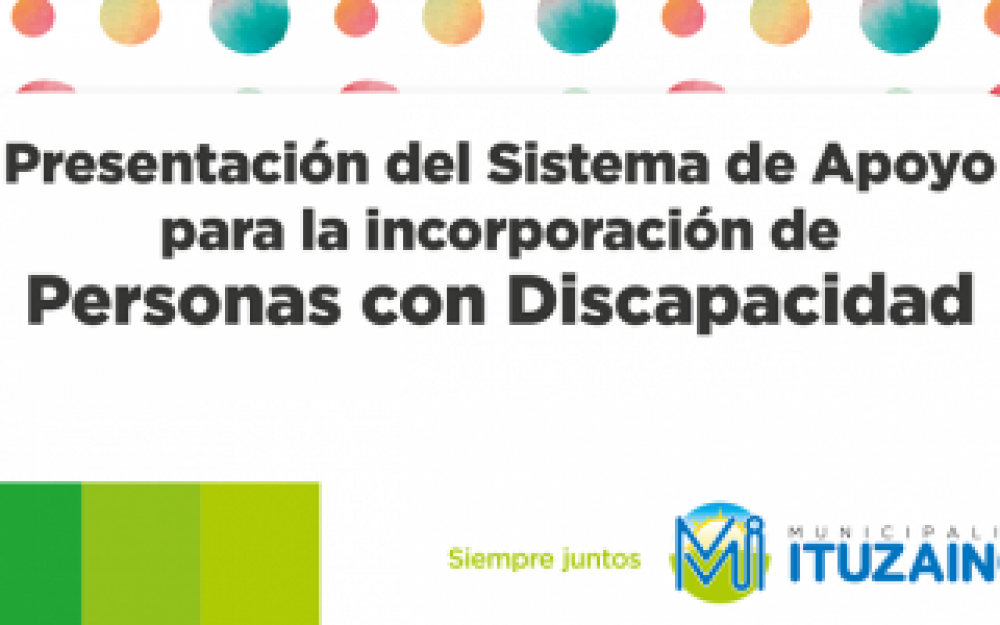 Ituzaing�: Presentan sistema de apoyo para que discapacitados puedan insertarse en el mercado laboral