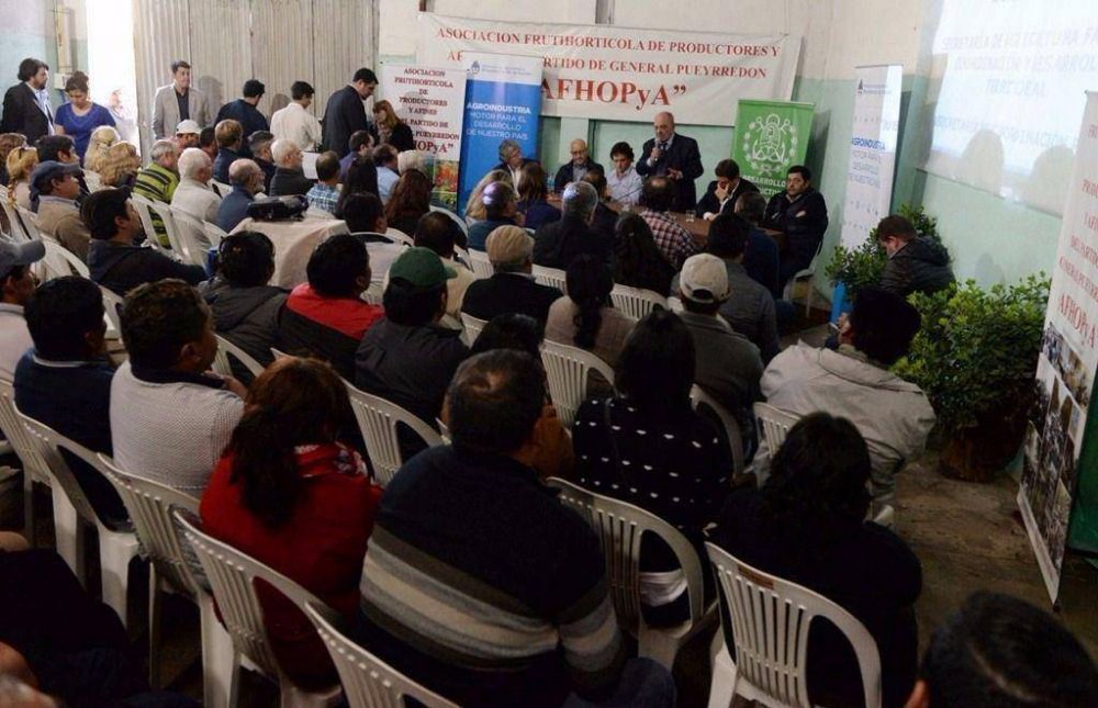 Frutihort�colas conformes con la asistencia que recibir�n por $8 millones
