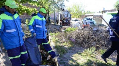 Retiraron 5 toneladas de mugre en Melipal