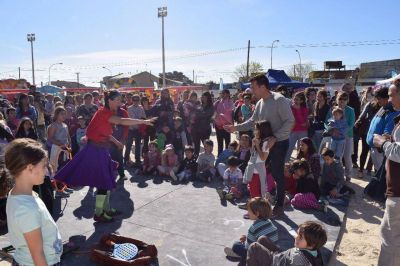 Una tarde a puro juego en Puerto Quequ�n