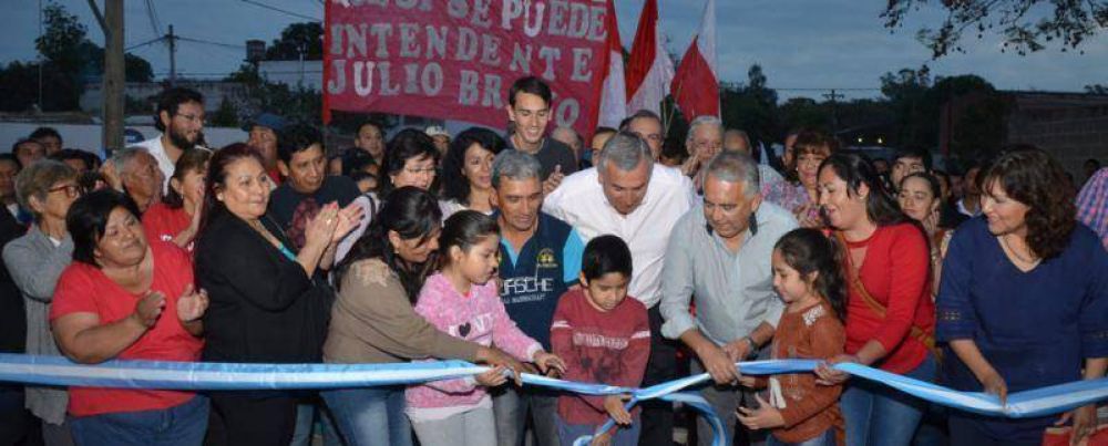 Morales inaugur� importantes obras de infraestructura en San Pedro