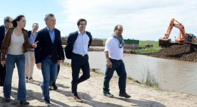 R�o Salado: La obra de Vidal para recuperar m�s de 1 mill�n de hect�reas productivas