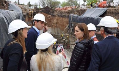 Vidal refuerza la campa�a en La Plata y recorre obras h�dricas