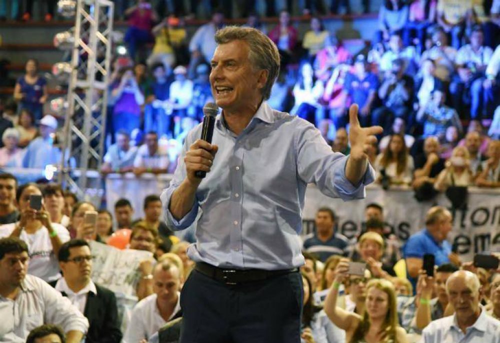 En campa�a, Macri volvi� a prometer crecimiento y baja de la inflaci�n