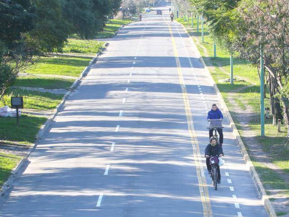 El distrito cuenta con una red de carriles exclusivos para bicicletas