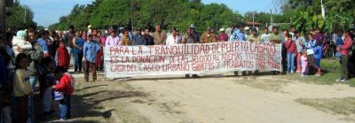 Reinician reclamo por tierras en Pto. Casado