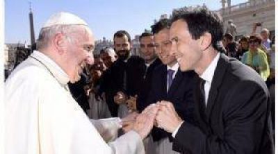 Neuspiller, en una audiencia con el Papa