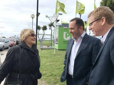 Juan Curutchet anunci� obras en sedes del Banco Provincia en Mar del Plata