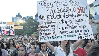 Menos plata para combatir la violencia de g�nero