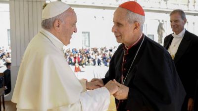Sugestiva reuni�n del papa Francisco con Mario Poli en el Vaticano