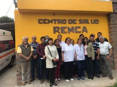 Corval�n visit� los centros de salud de Renca, San Pablo y Villa del Carmen