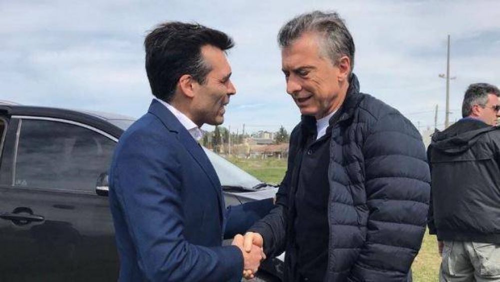 Facundo Lpez recibi al presidente Mauricio Macri en su paso por Necochea