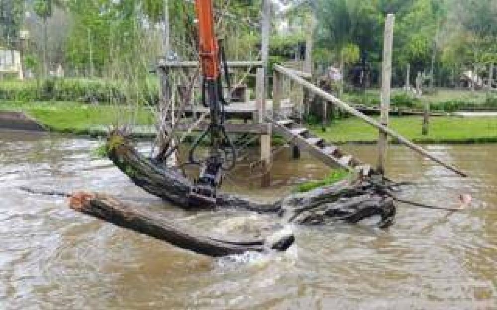 Tigre extiende los trabajos de limpieza y mantenimiento en el Delta
