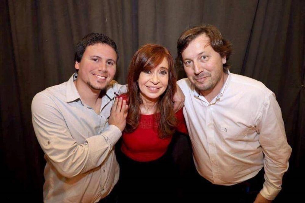 Aguilera y Santelln se mostraron con Cristina Kirchner