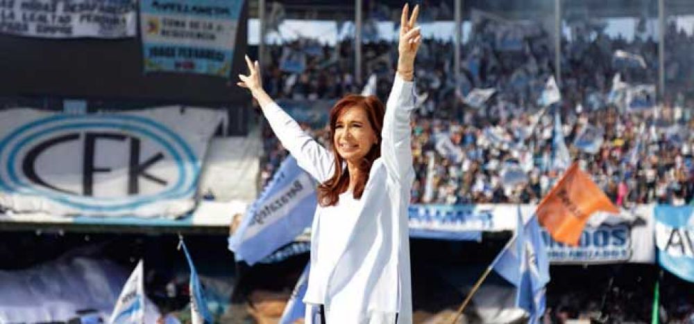 Multitudinario cierre de campa�a de Unidad Ciudadana