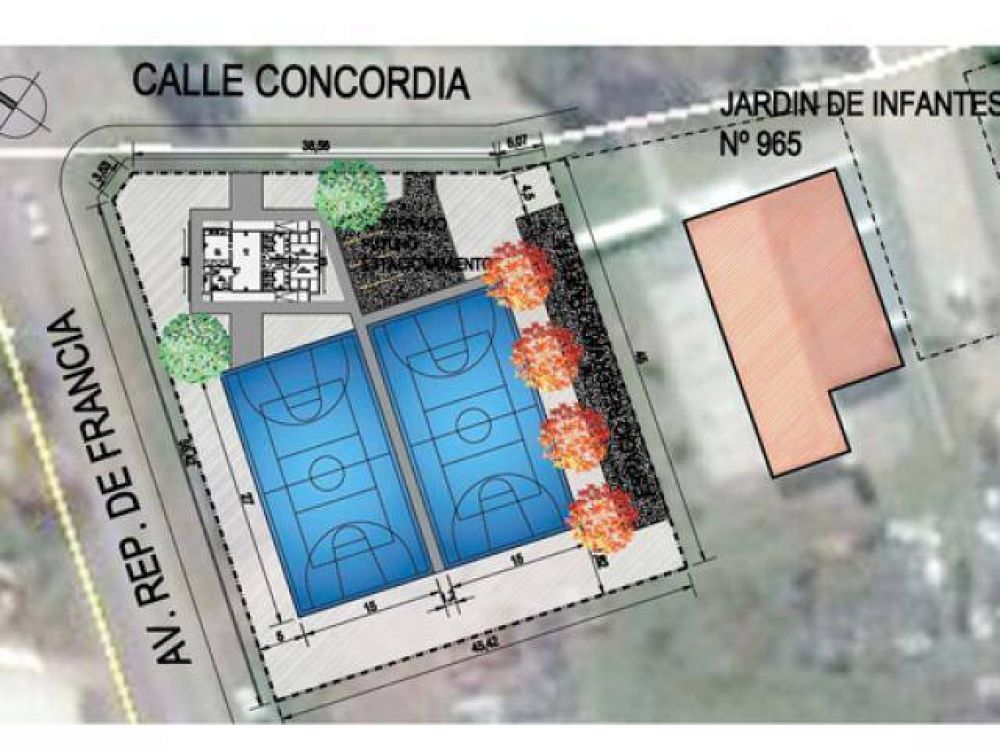 Nuevo play�n multideportes