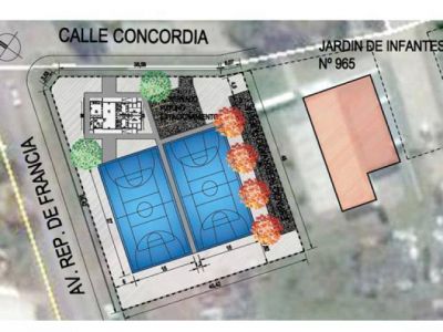 Nuevo play�n multideportes