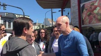 Larreta y Recalde se cruzaron en la calle y terminaron discutiendo