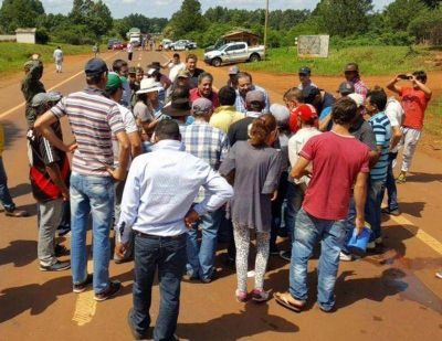 TRAS REUNIRSE CON GARAY, TABACALEROS LEVANTARON EL CORTE SOBRE LA RUTA 14