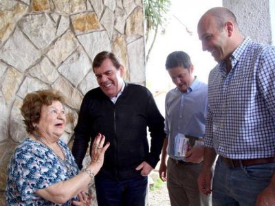 Recorrida junto a Montenegro