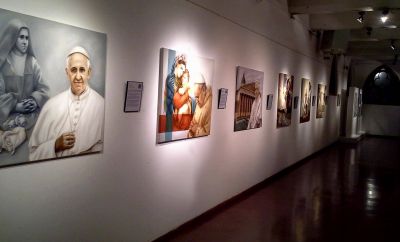 La primera muestra pict�rica inspirada en Francisco se expondr� en el Museo de la Bas�lica de Luj�n