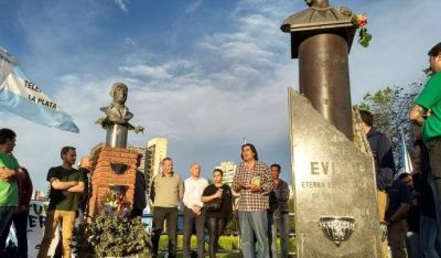 La Juventud Sindical Peronista de La Plata homenaje a Pern y Evita