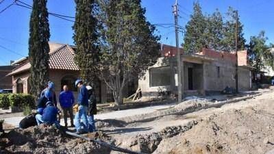 Sastre supervis� junto a Servicoop obras complementarias de agua 