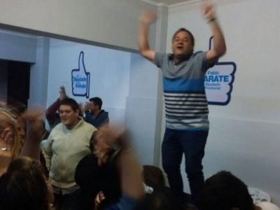 Euforia en 1Pa�s tras el segundo puesto; Garate ser�a diputado provincial