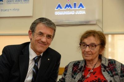 El presidente de AMIA recibi� la visita de Agnes Heller