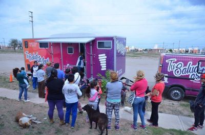 Los camiones de Salud siguen recorriendo la provincia
