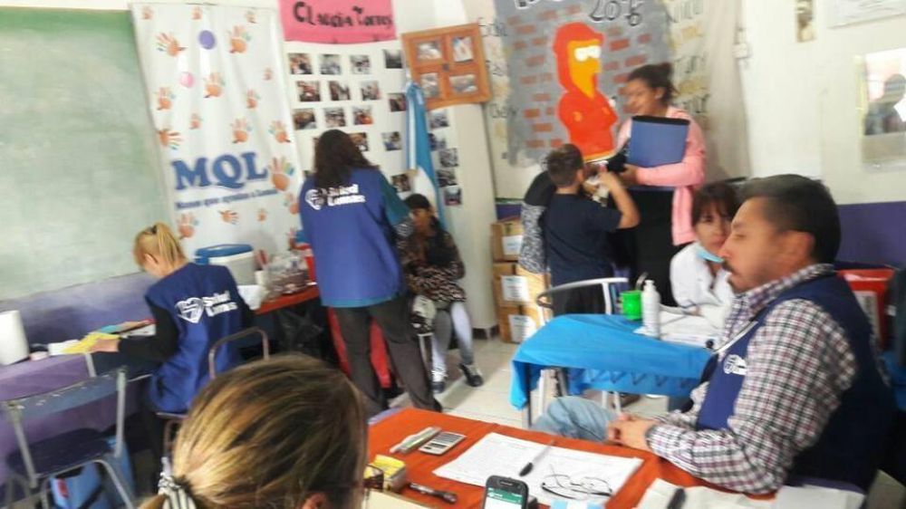 Hicieron un operativo de salud en la ON G Manos