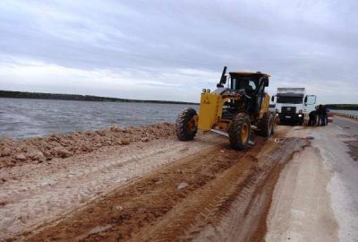 Avanza el alteo en la ruta provincial 14