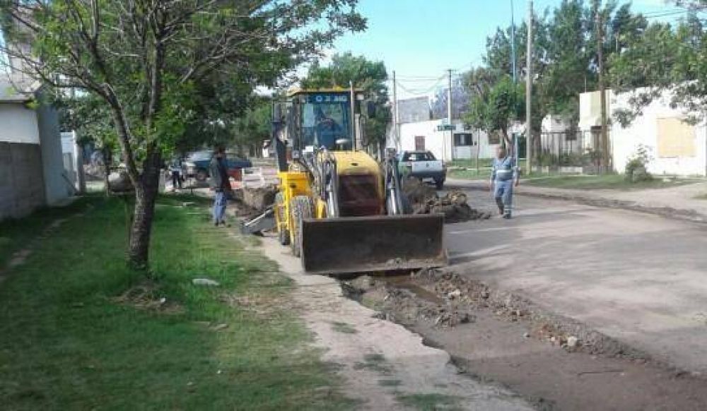 Avanzan varias obras en distintos sectores de la ciudad