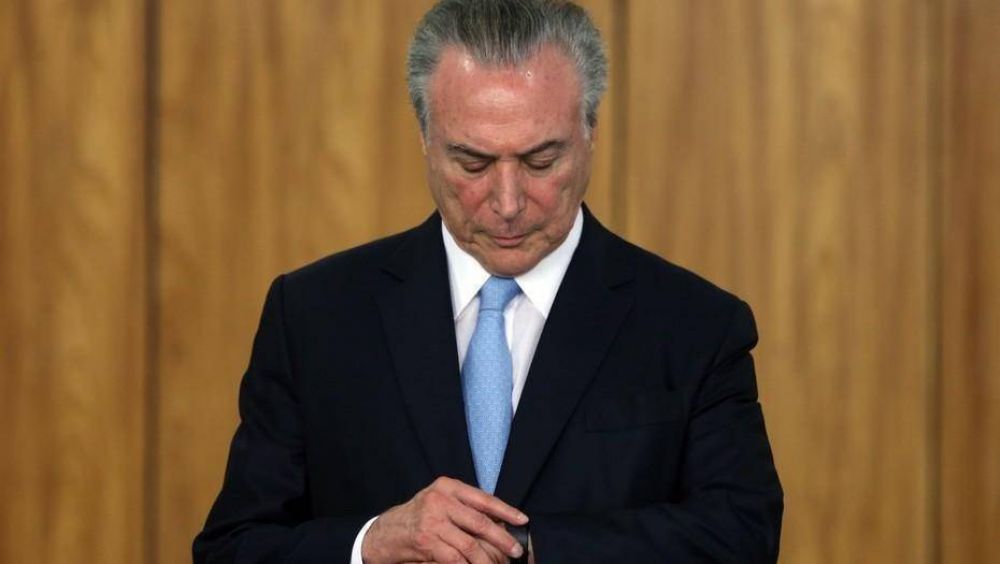 El Congreso decide el futuro de Michel Temer
