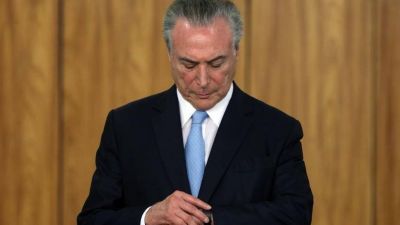 El Congreso decide el futuro de Michel Temer