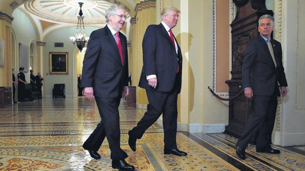 Con Trump ardi� el Capitolio