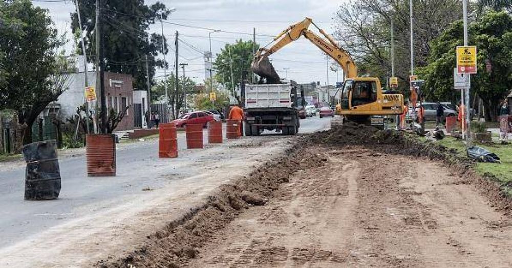 Avanza la puesta en valor de la Ruta 1003 en Mor�n