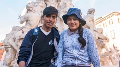 Sandra y Nahuel: de San Antonio de los Cobres hasta Roma para abrazar al Papa