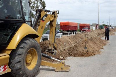 Avanza la obra que permitir� extender la red domiciliaria de gas en Balcarce