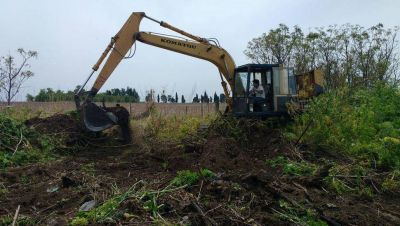 Cloacas y agua potable para Arribe�os: comenzaron las obras