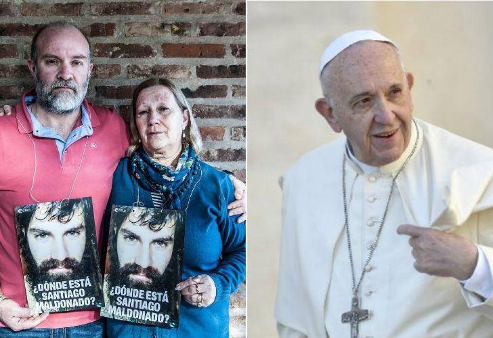 La familia Maldonado public la carta que el Papa le envi a la madre de Santiago