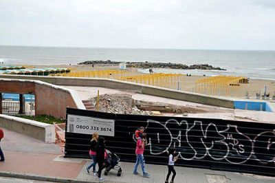De cara a la temporada, avanza la obra de remodelaci�n en La Perla
