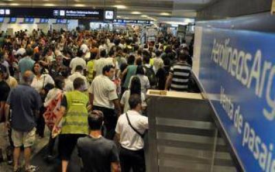 Aerol�neas Argentinas cancela este mi�rcoles 33 vuelos