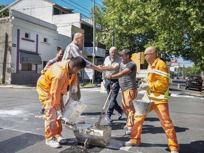 Trabajos en Rodolfo L�pez