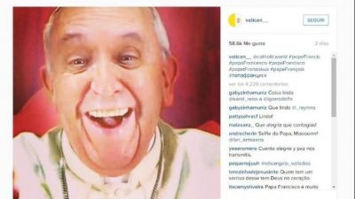 Crece �el arrastre� del papa Francisco en las redes sociales con m�s de 40 millones de seguidores