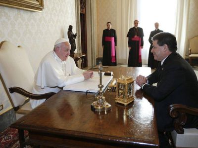 El Papa recibir� a Cartes en el Vaticano el 9 de noviembre