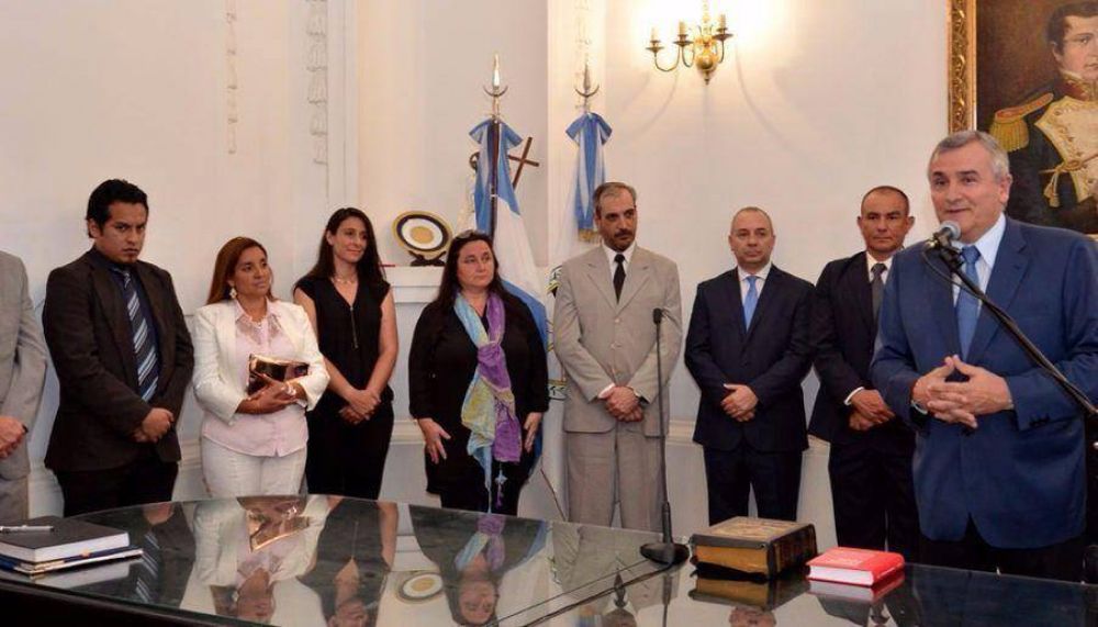 Los nuevos funcionarios
