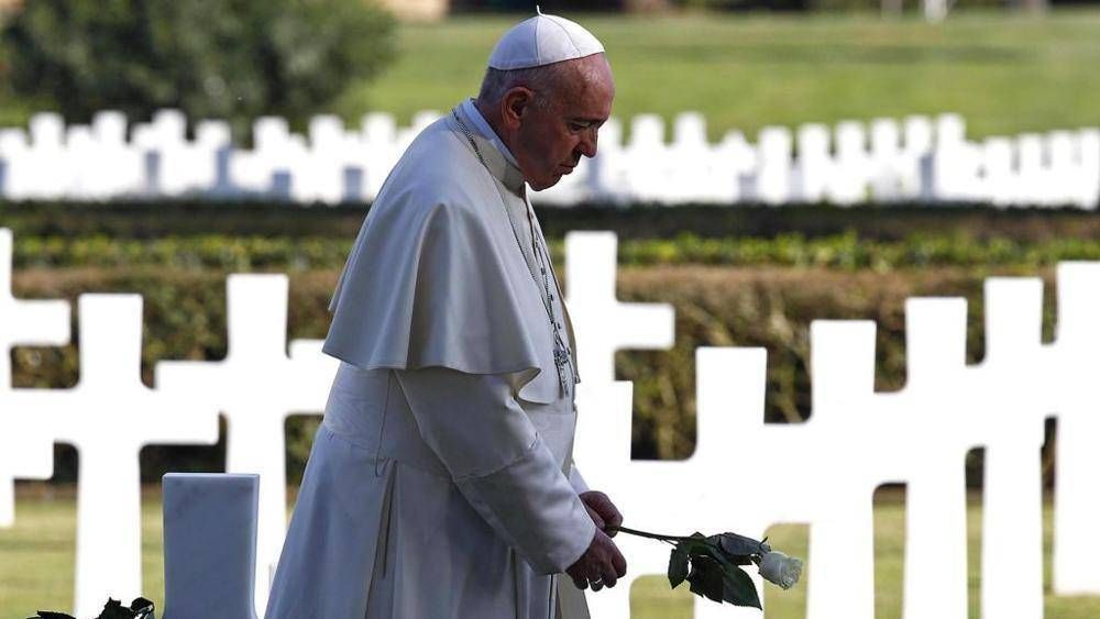 El Papa en Nettuno y en las Fosas Ardeatinas: La guerra nos destruye