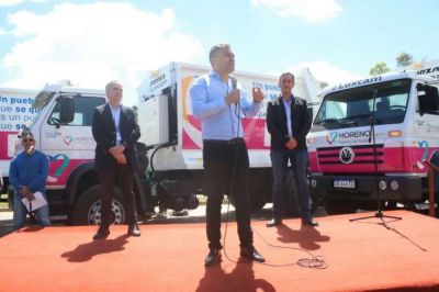 Moreno: Walter Festa present� nuevo sistema de recolecci�n de basura