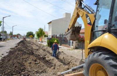 Avanza a ritmo sostenido la ejecuci�n de obra p�blica en varios barrios de Trelew